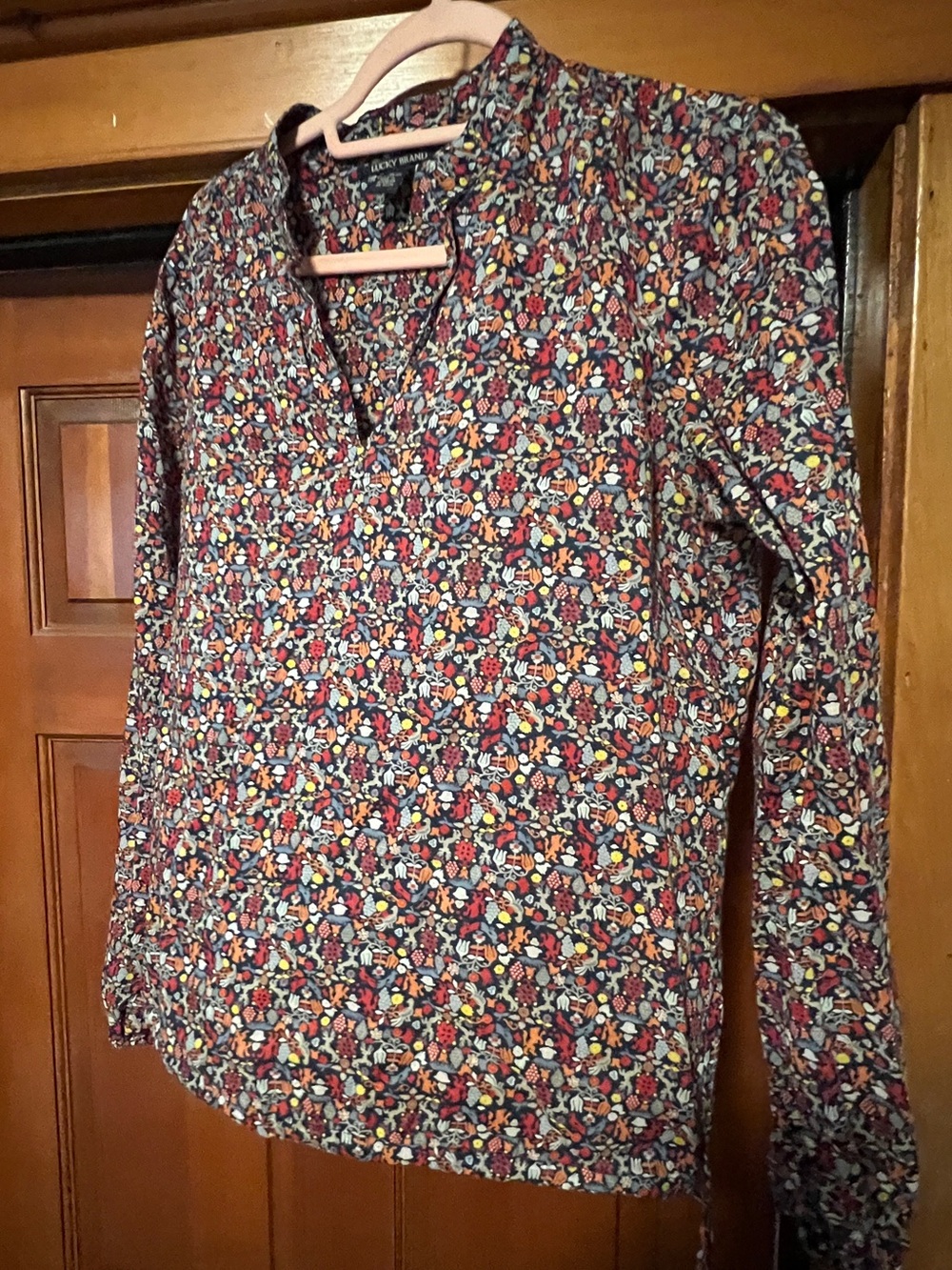 Lucky Brand Multicolor Floral Button-Down Shirt